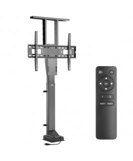 Maclean MC-866 televizoriaus laikiklis 165,1 cm (65") Juoda