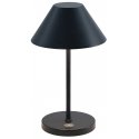 Zyle Table Lamp ZY15311A, rechargeable, IP44, black Zyle Table Lamp ZY15311A, rechargeable, IP44, black