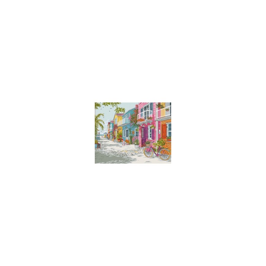 Letistitch kryželiu siuvinėjimiskomplekt "Jūros harmoonia" 29x23 cm SLETIL9963 – 2