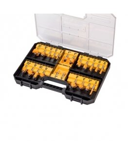 DeWALT DT90017-QZ frezerio priedas Frezos antgalių rinkinys 22 vnt