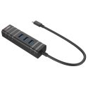 Lindy 43249 sąsajos šakotuvas USB 3.2 Gen 1 (3.1 Gen 1) Type-C 5000 Mbit/ai Juoda Lindy 43249 sąsajos šakotuvas USB 3.2 Gen 1 (3.1 Gen 1) Type-C 5000 Mbit/ai Juoda