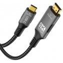 PremiumCord USB-C į HDMI kabelis 2m 8K@60Hz, 4K@144Hz Aliuminio PremiumCord USB-C į HDMI kabelis 2m 8K@60Hz, 4K@144Hz Aliuminio
