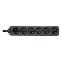 Deltaco GT-0621 power extension 3 m 6 AC outlet(s) Indoor Black Deltaco GT-0621 power extension 3 m 6 AC outlet(s) Indoor Black