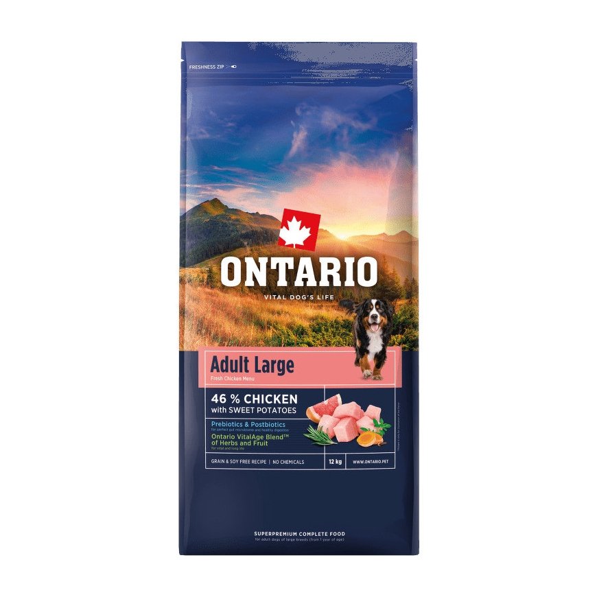 Ontario suaugusiems didelis vištienos ir saldžiųjų bulvių 12 kg – 2