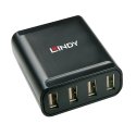 Lindy 42679 keskitin USB 2.0 musta Lindy 42679 keskitin USB 2.0 musta