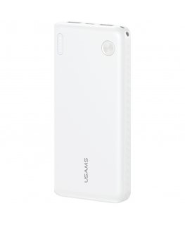 Powerbank USAMS PB83 2xUSB-A 1xUSB-C 10000mAh valkoinen