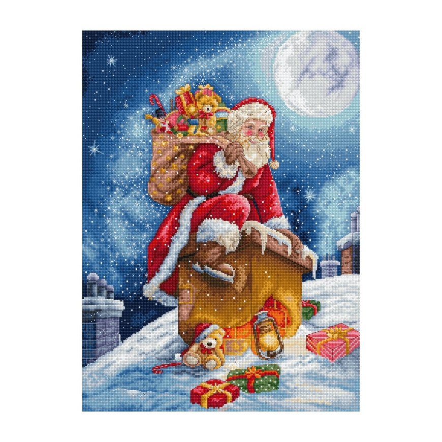 Letistitch Krustdūriena izšuvumu komplekts "Santa`s