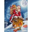 Letistitch Cross-Stitch Embroidery Kit "Santa’s Secret Stop" 29x40 cm SLETIL9964 Letistitch Cross-Stitch Embroidery Kit "Santa’s Secret Stop" 29x40 cm SLETIL9964