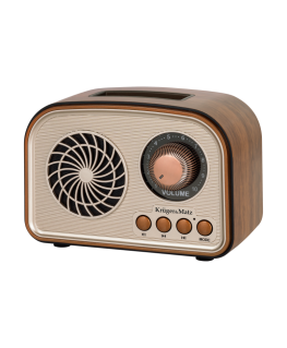 Portable Analog Solar Radio Kruger & Matz model KM0834