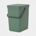 Brabantia 129964 trash can 25 L Rectangular Plastic Green