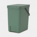 Brabantia 129964 урна для мусора 25 L Прямоугольный Пластик Зеленый Brabantia 129964 урна для мусора 25 L Прямоугольный Пластик Зеленый