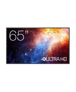 Optoma N3651K Digitaalinen litteä infotaulu 165,1 cm (65") LED Wi-Fi 450 cd/m² 4K Ultra HD musta Android 11 24/7