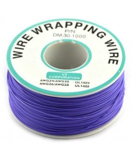Oem izolēta PVC pārklāta 30AWG vadi vītne 820Ft - violeta