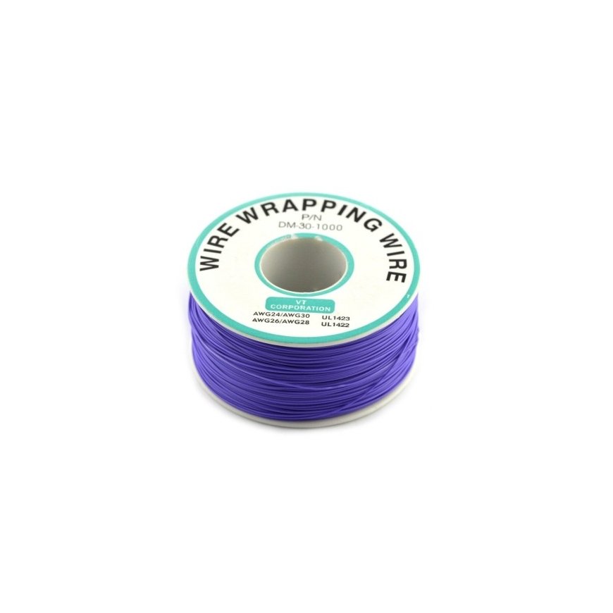 Oem izolēta PVC pārklāta 30AWG vadi vītne 820Ft - violeta – 2