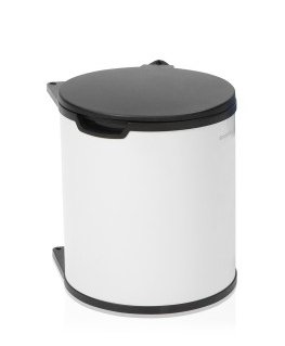 Brabantia 428081 prügikast 15 l Ümmargune Must, Valge