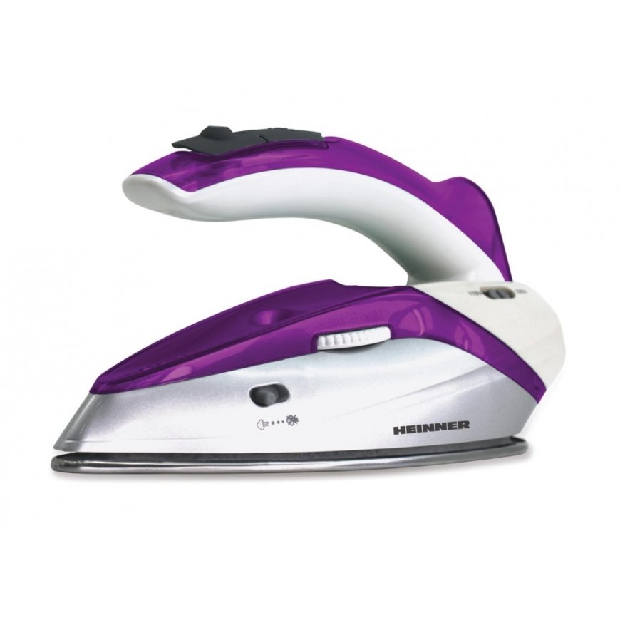 Heinner HTI-1000PP iron Dry & Steam iron Stainless Steel soleplate 1000 W Purple, White