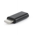 Gembird A-USB-CF8PM-01 kabeļu spraudņu pāreja USB type-C 8-pin Melns Gembird A-USB-CF8PM-01 kabeļu spraudņu pāreja USB type-C 8-pin Melns