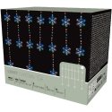 KOOPMAN CHRISTMAS LIGHTS CURTAIN 200x200 CM 408LED SNOWFLAKE MULTICOLOR KOOPMAN CHRISTMAS LIGHTS CURTAIN 200x200 CM 408LED SNOWFLAKE MULTICOLOR
