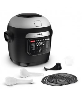 Tefal Multicook Actifry MY741CF0 daugiafunkcis puodas 6 L 1334 W Juoda, Nerūdijančiojo plieno