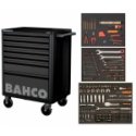 6-drawer tool cart with 216 "Bahco" tools [1472K6BKFFSD]