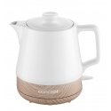 Concept RK0060 electric kettle 1 L 1200 W White, Wood Concept RK0060 electric kettle 1 L 1200 W White, Wood