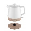 Concept RK0060 electric kettle 1 L 1200 W White, Wood Concept RK0060 electric kettle 1 L 1200 W White, Wood