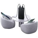 Powerbank USAMS PB83 2xUSB-A 1xUSB-C 20000mAh baltas Powerbank USAMS PB83 2xUSB-A 1xUSB-C 20000mAh baltas