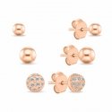 Brilio Silver Gold-plated Stud Earring Set SET297R (3 Pairs of Earrings) Brilio Silver Gold-plated Stud Earring Set SET297R (3 Pairs of Earrings)