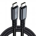 3Mk Защитные аксессуары - 3mk Hyper Cable N-SERIES Thunderbolt 4 1м 48В/5А 40Гбит/с 240Вт 8K60Гц черный 3Mk Защитные аксессуары - 3mk Hyper Cable N-SERIES Thunderbolt 4 1м 48В/5А 40Гбит/с 240Вт 8K60Гц черный