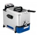 Tefal Oleoclean Pro Inox & Design FR8040 Yksi 3,5 L 2300 W musta, Ruostumaton teräs