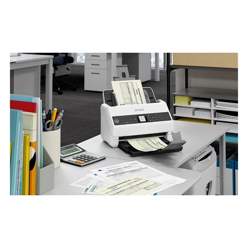 Epson DS-730N Sheet-fed scanner 600 x 600 DPI A4 Black, Grey – 5