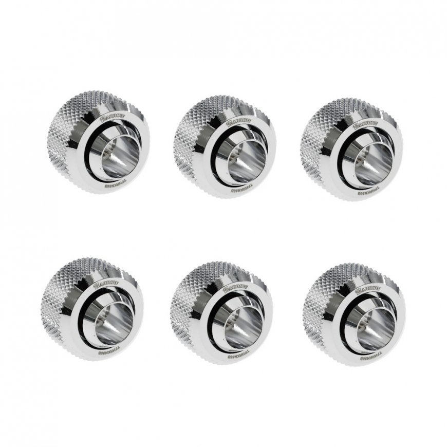 Koolance QD3 Quick Disconnect Straight Male to 13/10mm - no-spill, silver – 2
