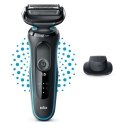 Braun Series 5 51-M1200s raseerija mehele Foolium pardel Trimmer Must, Sinine