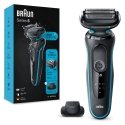 Braun Series 5 51-M1200s vīriešu skuveklis Sietiņa skuveklis Trimmeris Melns, Zils
