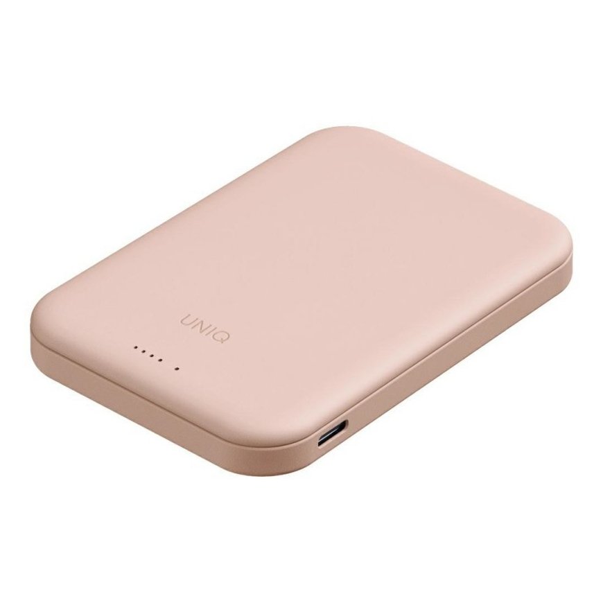 Powerbank UNIQ Lyden Lexa Magnetic 5000mAh PD USB-C MagSafe rozā