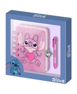 Karactermania Disney Stitch dienasgrāmata ar mīksto rotaļlietu + pildspalva