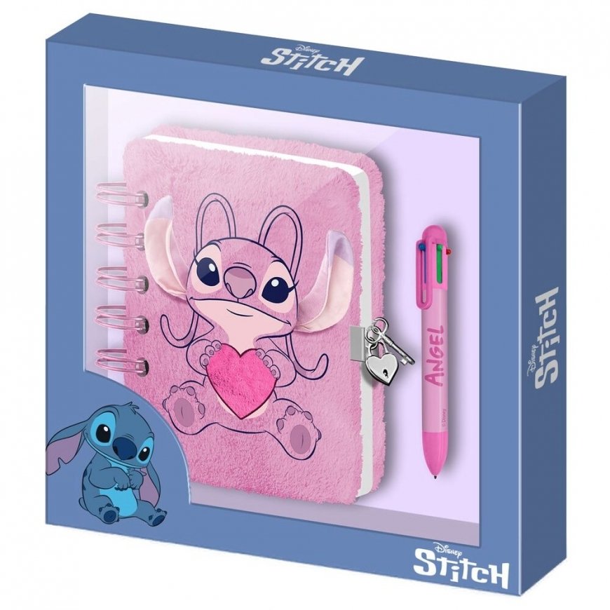 Karactermania Disney Stitch Diary plush + pen