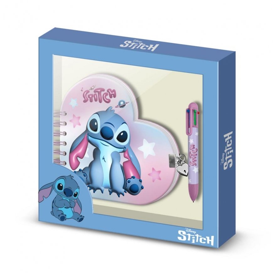 Karactermania Disney Stitch päevik pehme + pastakas – 2