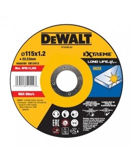 DeWALT DT43903-QZ kampinio šlifuoklio priedas Pjovimo diskas