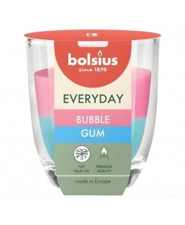 Bolsius Everyday Scented Candle 80x70mm Bubble Gum