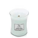 WoodWick Sagewood & Seagrass Medium Jar vaško žvakė Turas Turkis 1 vnt WoodWick Sagewood & Seagrass Medium Jar vaško žvakė Turas Turkis 1 vnt