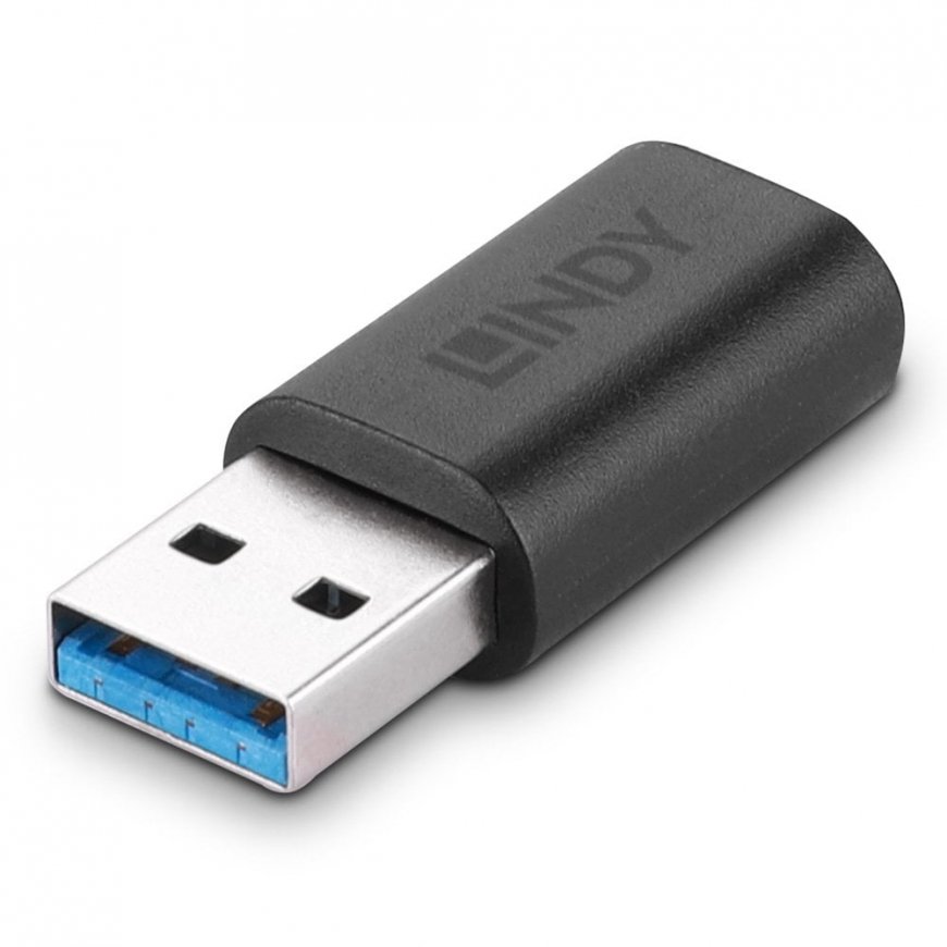 Lindy 41904 kaapelin sukupuolenvaihtaja USB 3.2 Type A USB 3.2 Type C musta – 5