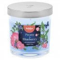 Bolsius Floral Fusion Scented Candle 80x72mm Peony & Blueberry