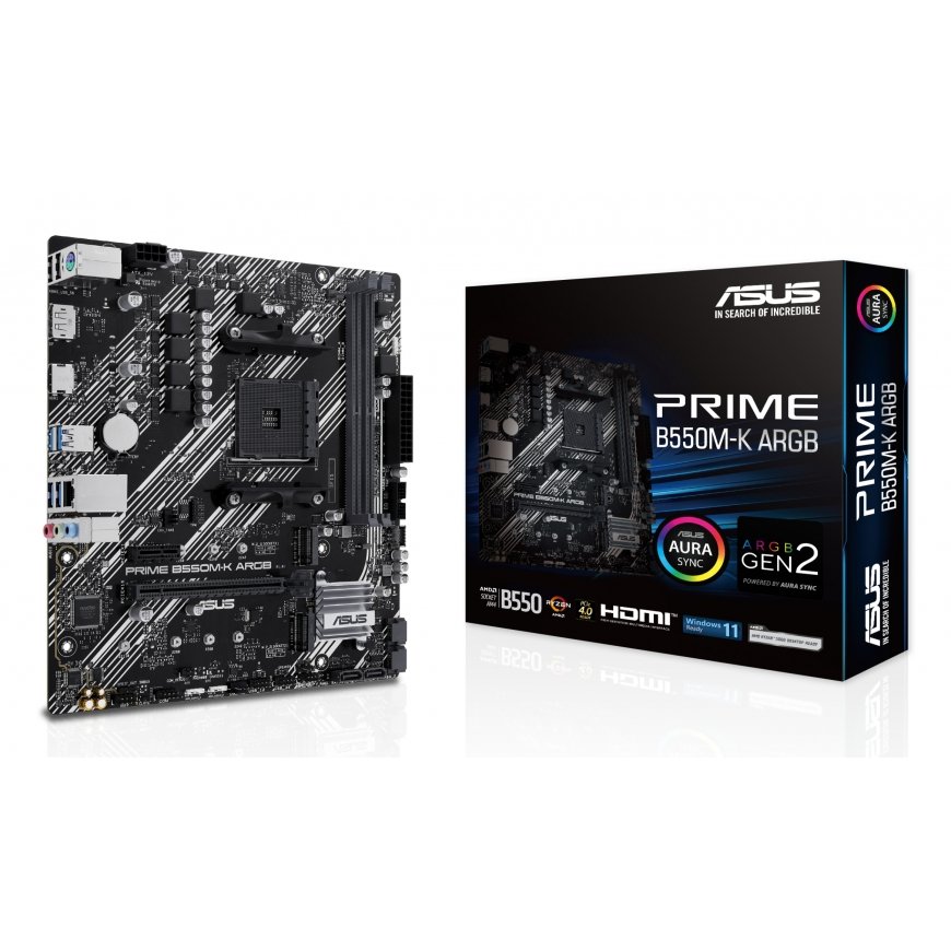 ASUS PRIME B550M-K ARGB AMD B550