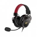 Havit H2008D Gaming Headset with minijack Kõrvaklapp Juhtmega ühendatud Peavõru Mängimine Must, Puna Havit H2008D Gaming Headset with minijack Kõrvaklapp Juhtmega ühendatud Peavõru Mängimine Must, Puna