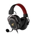 Havit H2008D Gaming Headset with minijack Austiņas Vadu Speļu Melns, Sarkans Havit H2008D Gaming Headset with minijack Austiņas Vadu Speļu Melns, Sarkans