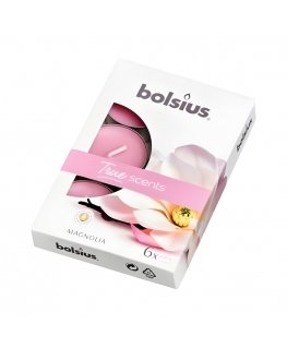 Bolsius True Scents Tealights Scented Candles Magnolia 6pcs