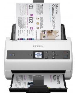 Epson WorkForce DS-870 Skeneris ar lapu padevi 600 x 600 DPI A4 Pelēks, Balts