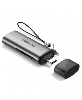 Ugreen 50704 karšu lasītājs USB 3.2 Gen 1 (3.1 Gen 1) Type-C Pelēks