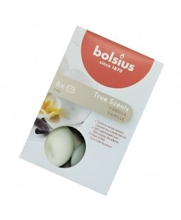 Bolsius True Scents Ароматические Чайные Свечи Ваниль 6шт